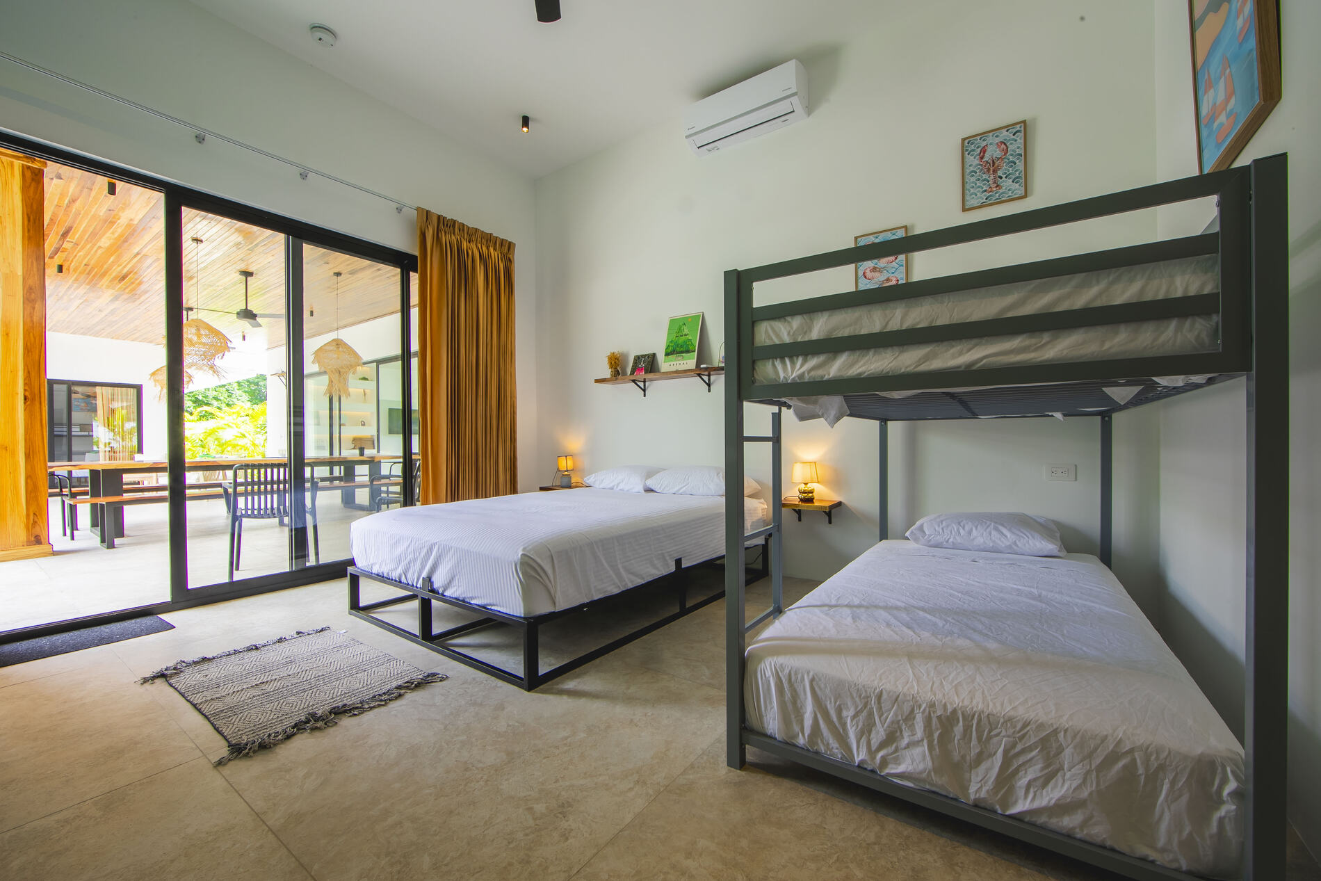 Family room with bunk beds